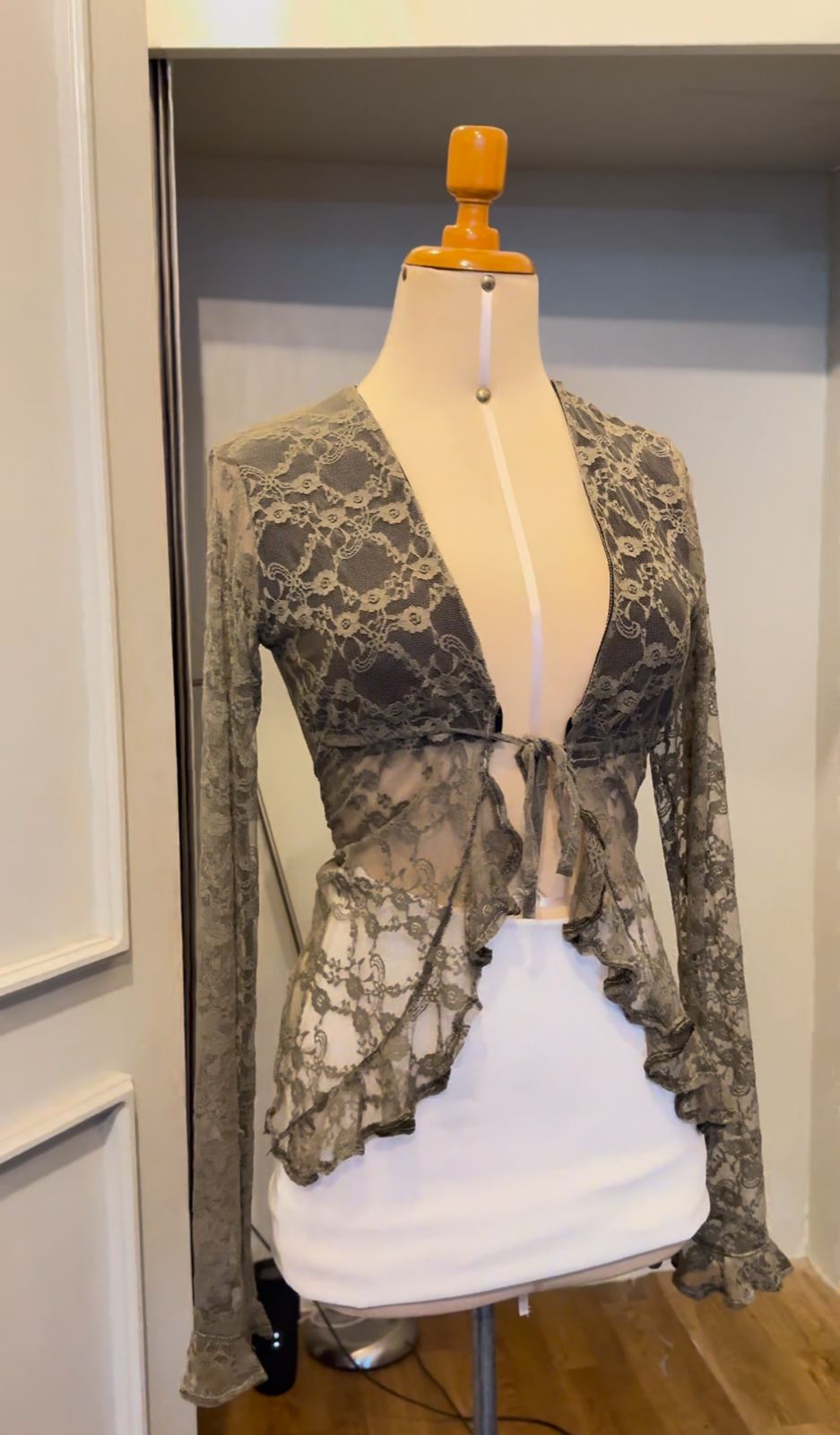 Blusa de encaje