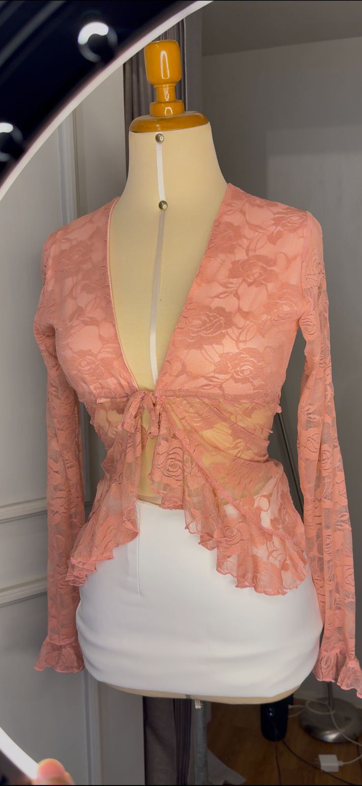 Blusa de encaje