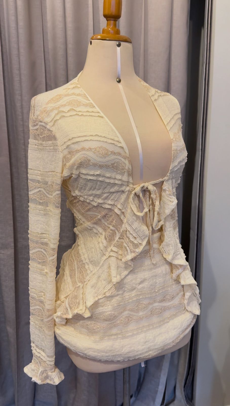 Blusa de encaje