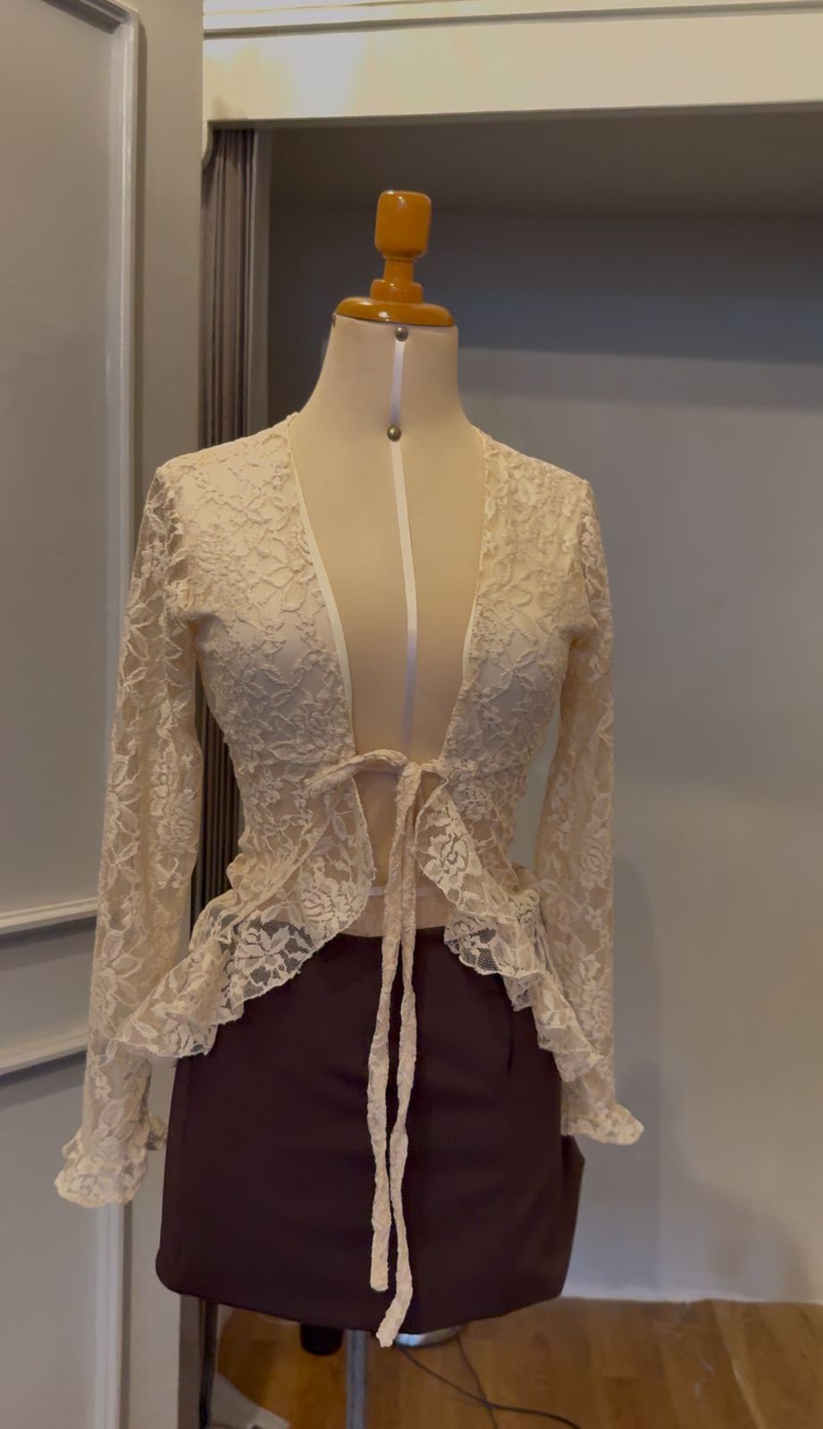 Blusa de encaje
