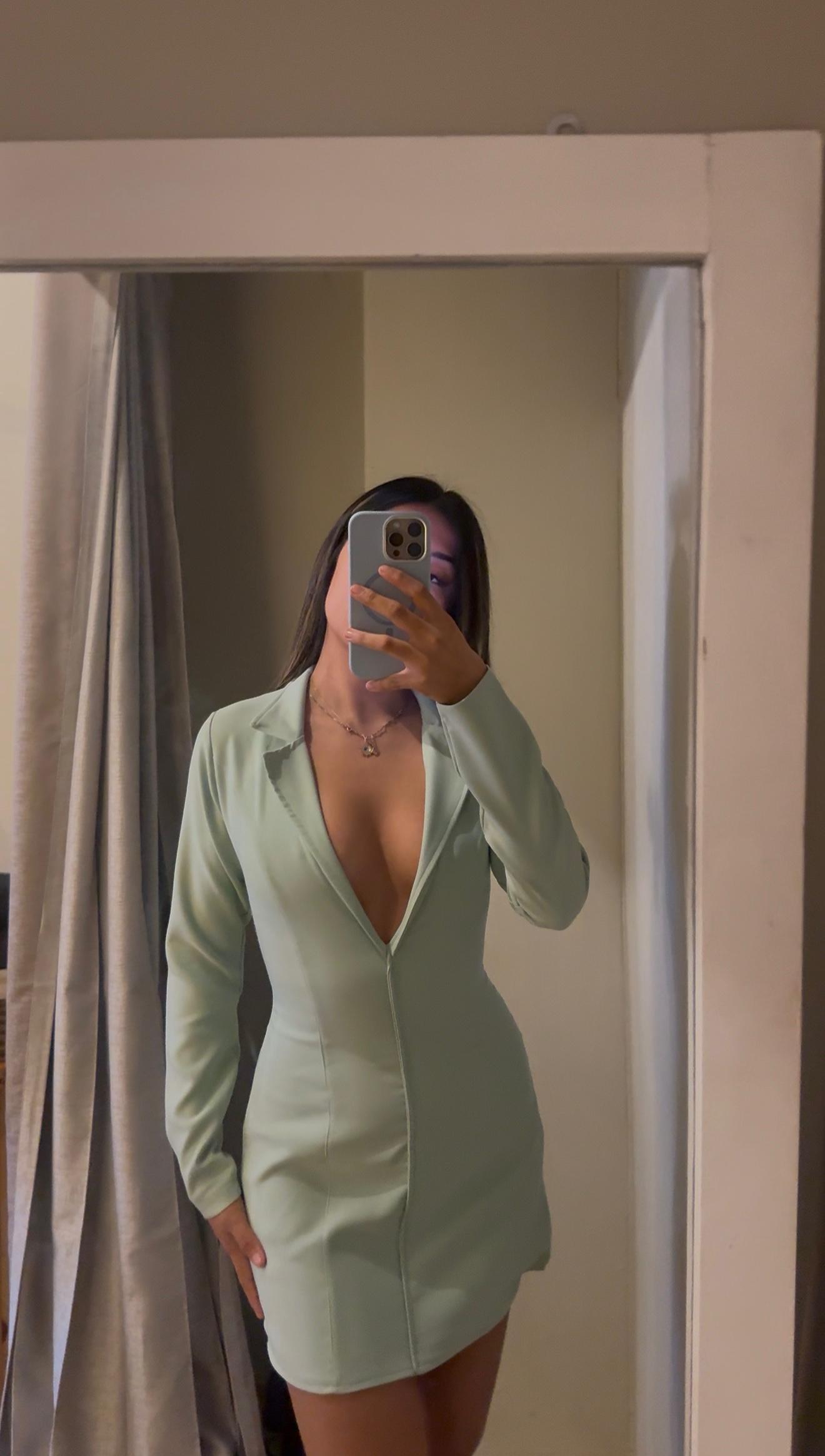 Vestido sastre manga larga