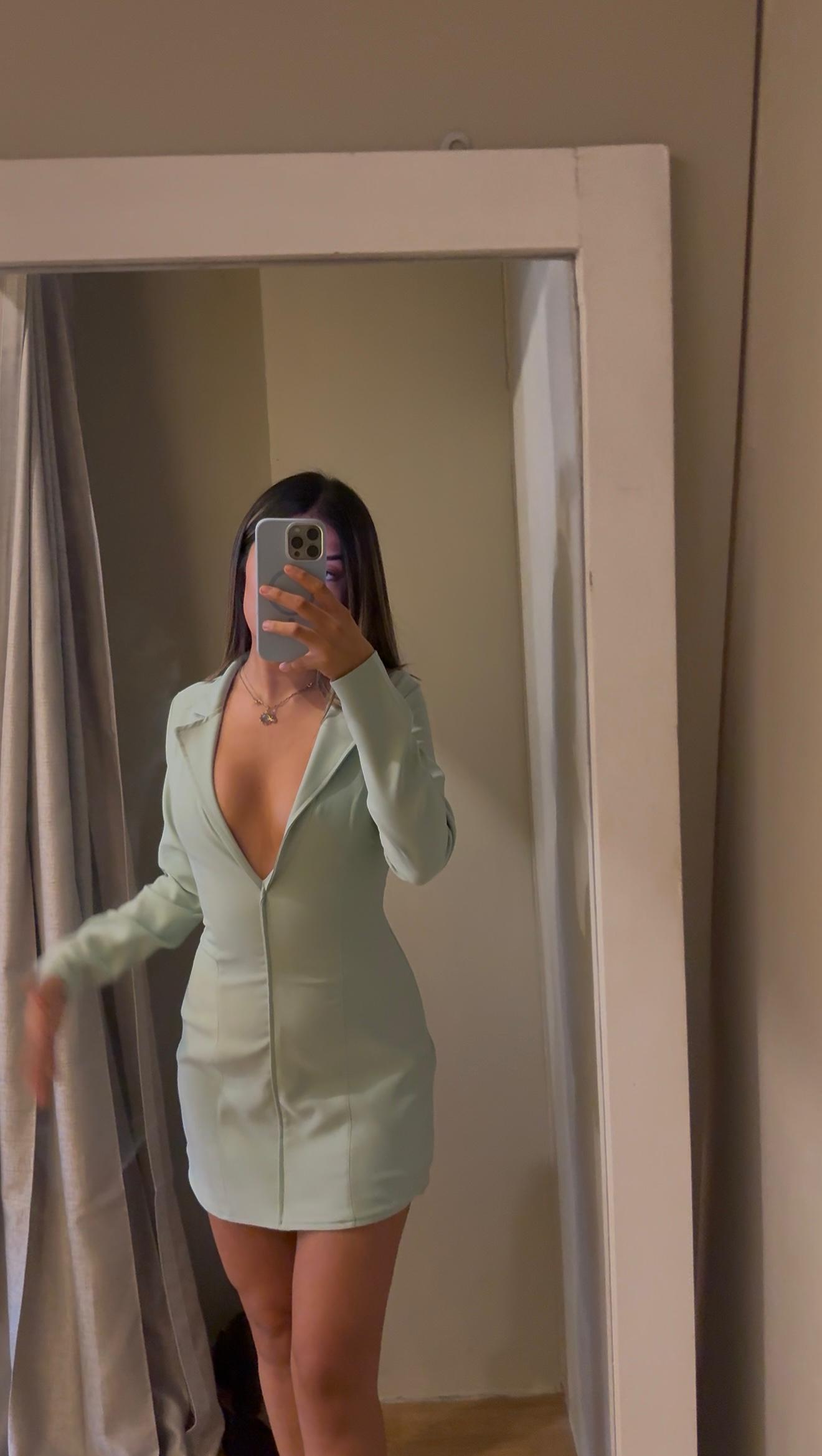 Vestido sastre manga larga