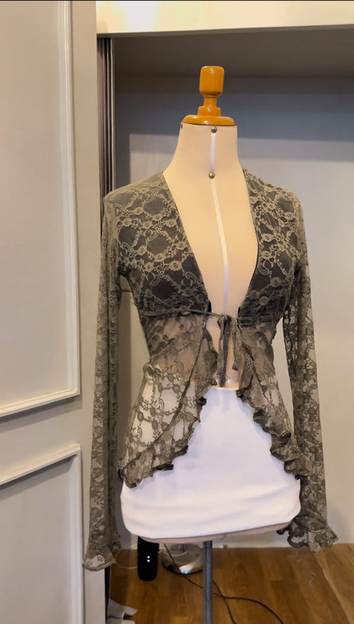 Blusa de encaje